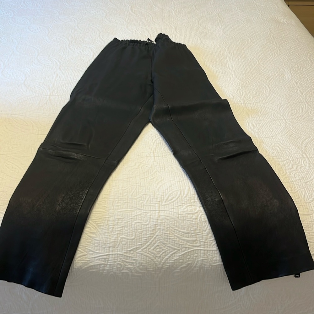 TOPSHOP leather pants